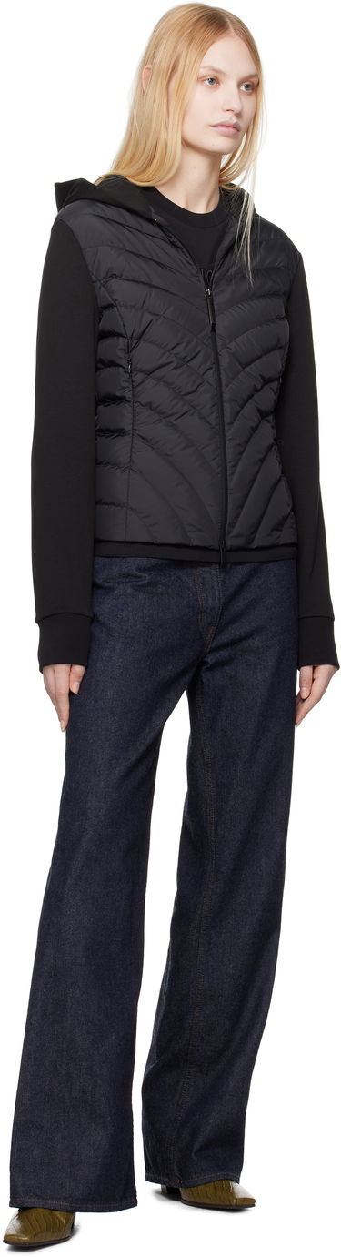 Суитчър Moncler Moncler Zip Up Hooded Down Cardigan Черно | K10938G00020809KZ, 4