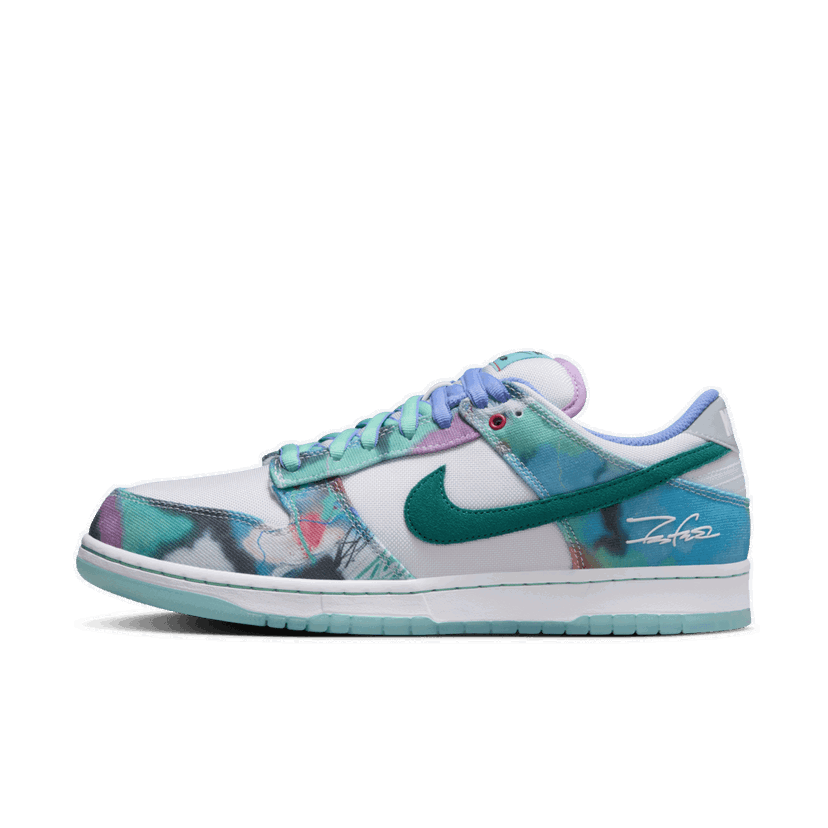 Скеитбординг Nike SB Futura x Dunk Low "Bleached Aqua" Синьо | HF6061-400