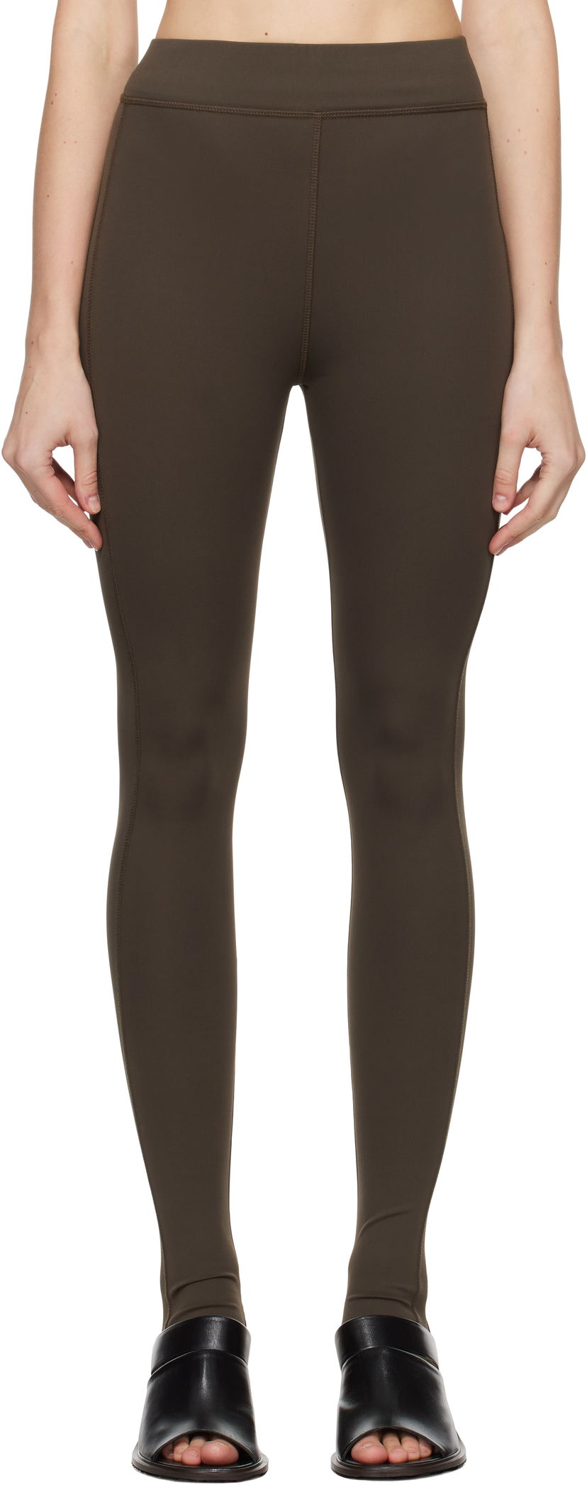 Клинове LEMAIRE LEMAIRE Second Skin Jersey Leggings Зелено | PA1144 LJ1023