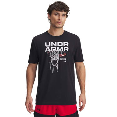 Тениска Under Armour Under Armour Hoops Net T-Shirt Черно | 1390188-001, 0