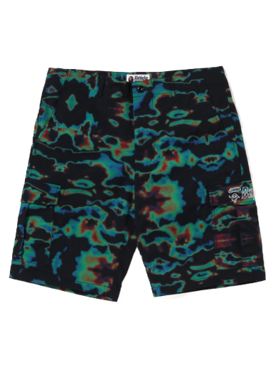 Къси панталони BAPE Thermography Cargo Shorts Зелено | 1J30-153-013