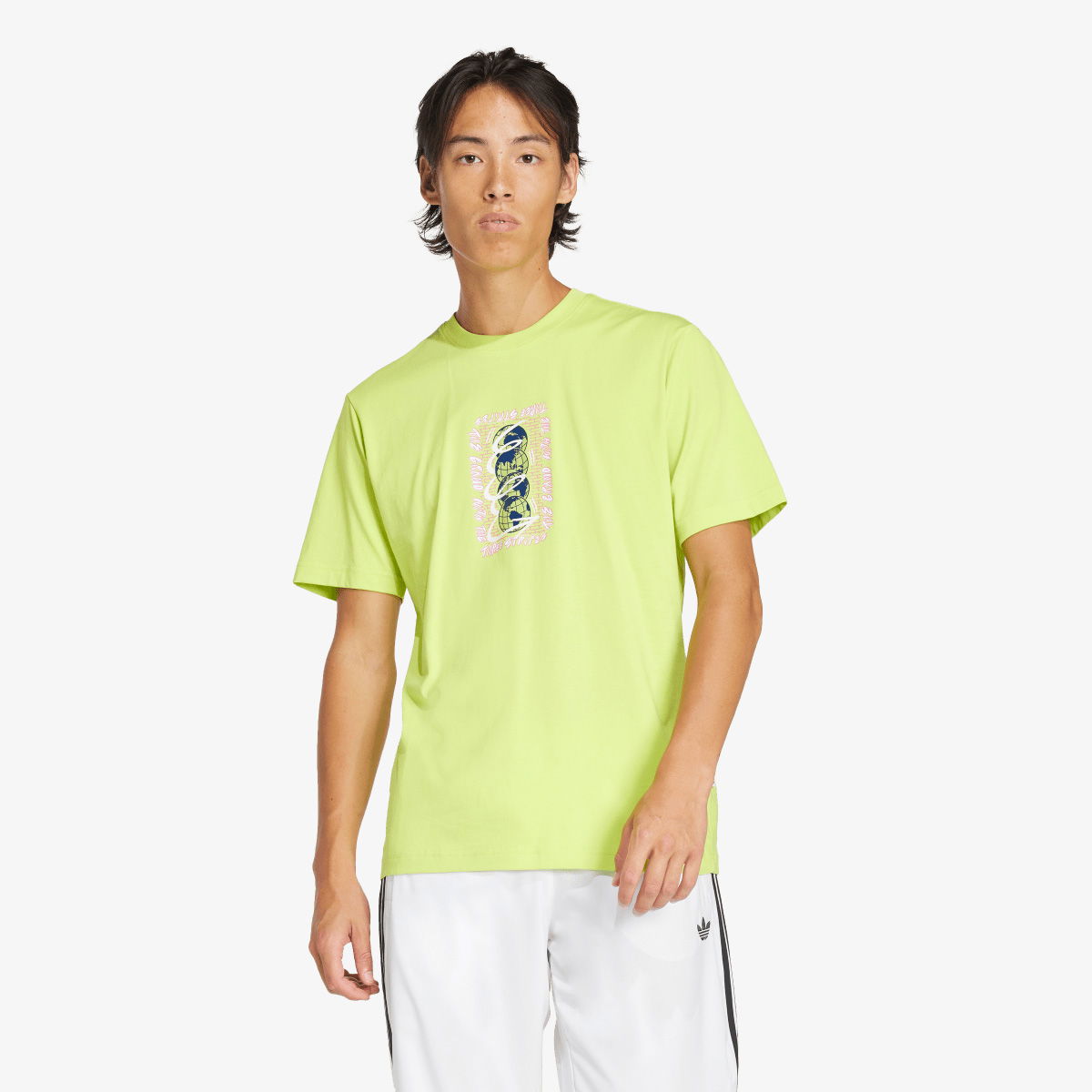 Тениска adidas Originals Street Graphic T-Shirt Жълто | JD0675, 0