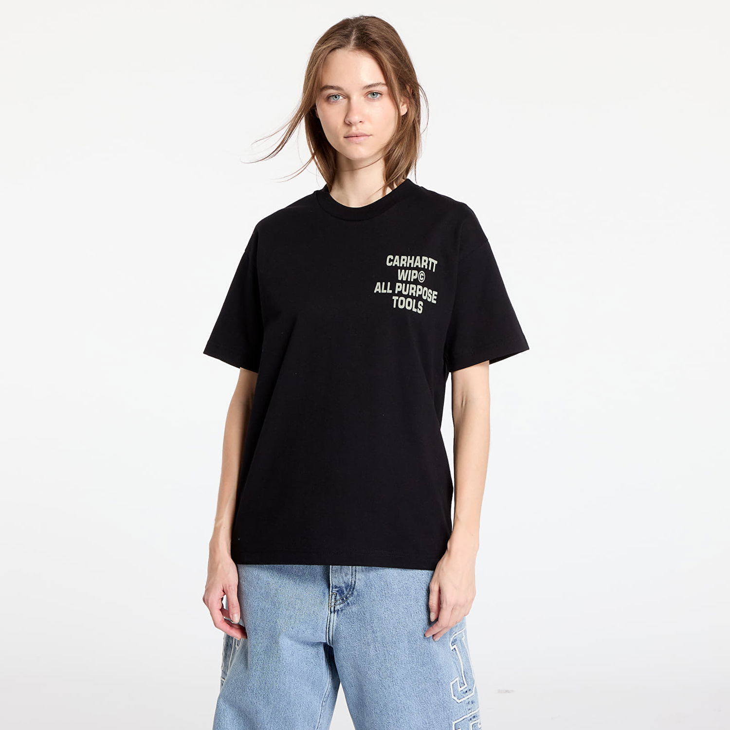Тениска Carhartt WIP S/S Cross Screw T-Shirt UNISEX Black Черно | I033949.89XX, 0