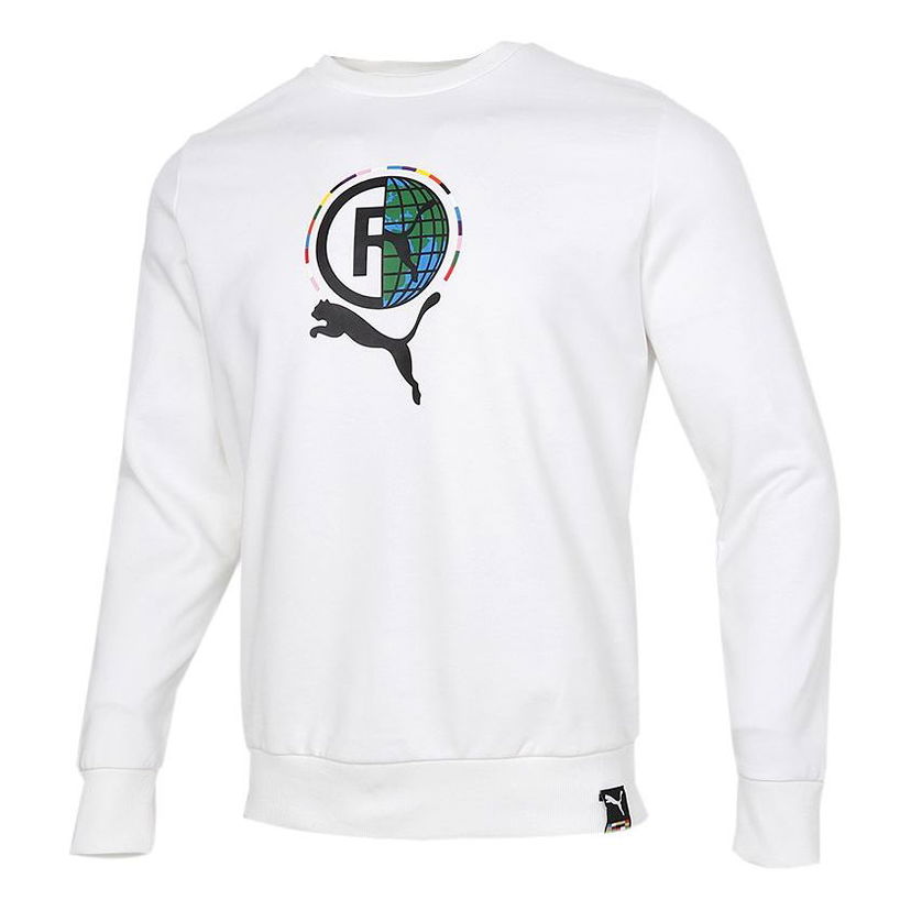 Пуловер Puma Game Graphic Crewneck Sweatshirt Бяло | 531416-02