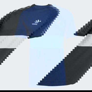 Тениска adidas Performance 3-Stripes Panel T-Shirt Синьо | JD4276, 3