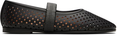 Кецове и обувки Stella McCartney Stella McCartney Ryder Perforated Ballerina Flats Черно | 810528KP027, 0