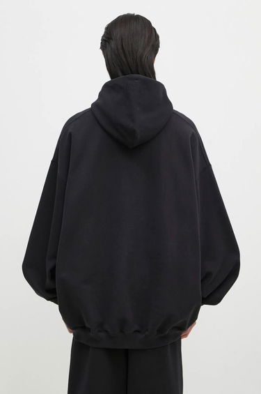 Суитчър VETEMENTS Embroidered Logo Hoodie Черно | UA66HD780B, 2