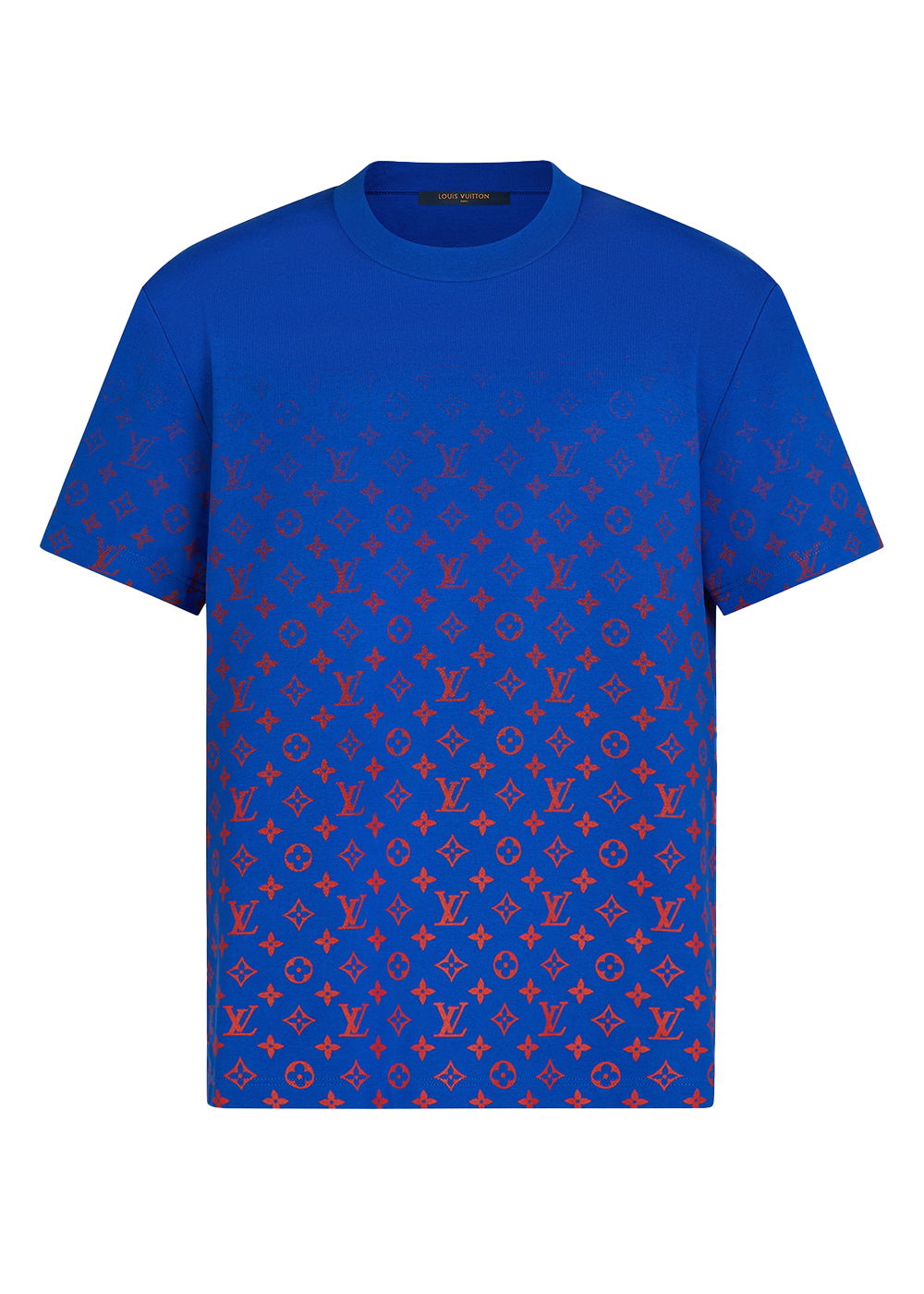 Тениска Louis Vuitton Louis Vuitton LVSE Monogram Gradient T-Shirt Синьо | 1A8WMR, 0