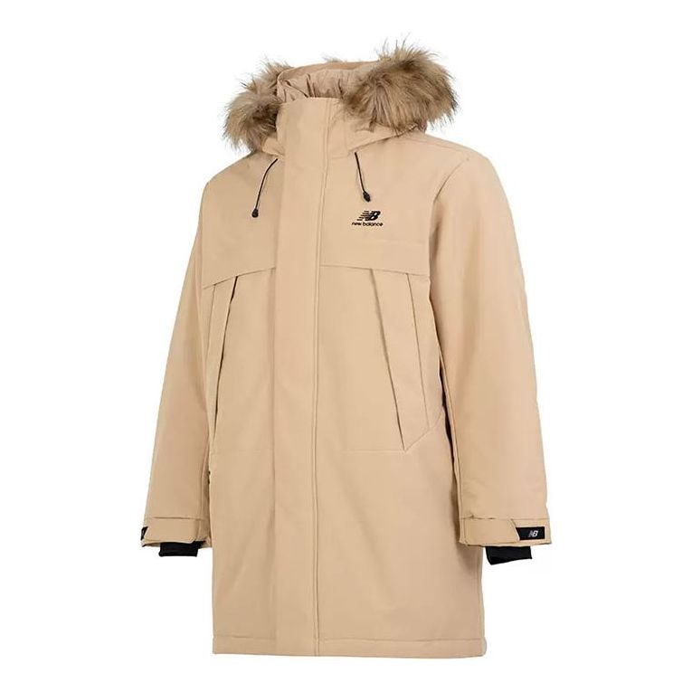 Парка New Balance Long Down Jacket Бежово | 5PC44303-BEI