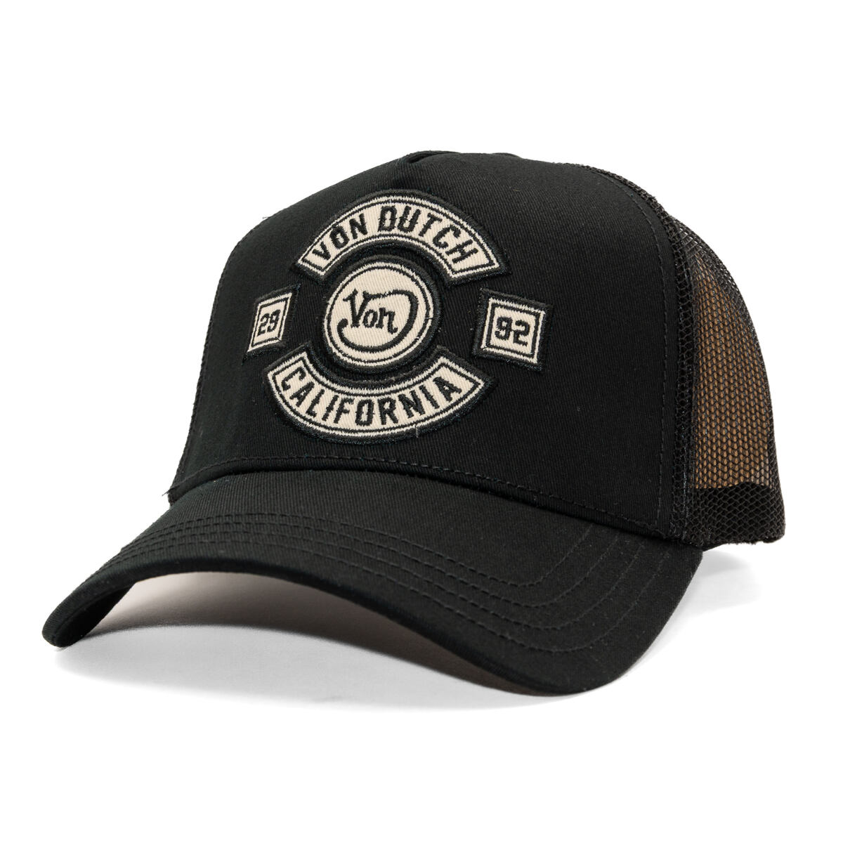 Шапка с козирка Von Dutch Von Dutch Trucker MC Logo Cap Черно | VD/0/CAS1/BIK/BLA, 0