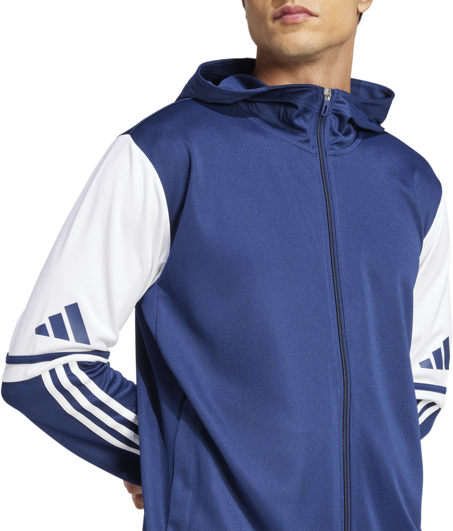 Суитчър adidas Originals SQ25 Hooded Jacket Синьо | jd2989, 1