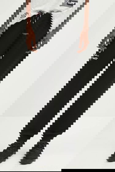 Спортни панталони AAPE by A Bathing Ape Main Sweat Graphic Print Drawstring Sweatpants Черно | AAPPTMB637XXN, 0