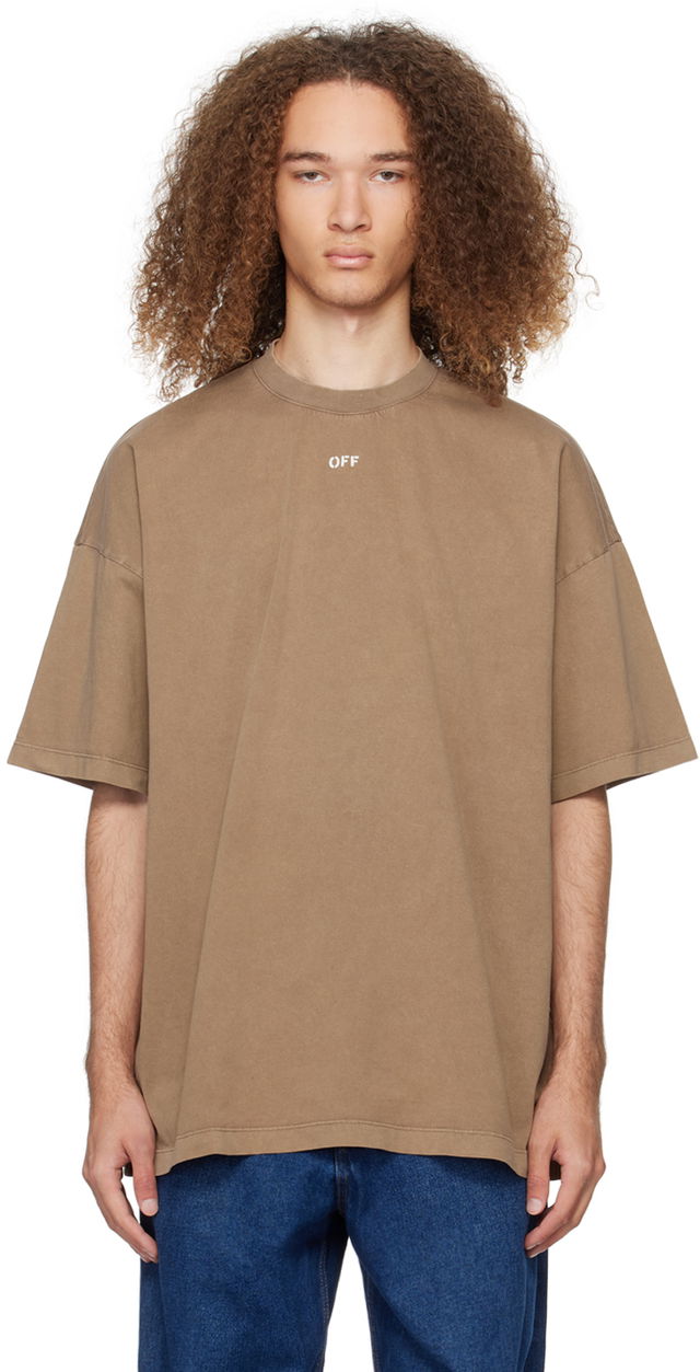 Tan S.Matthew Skate T-Shirt