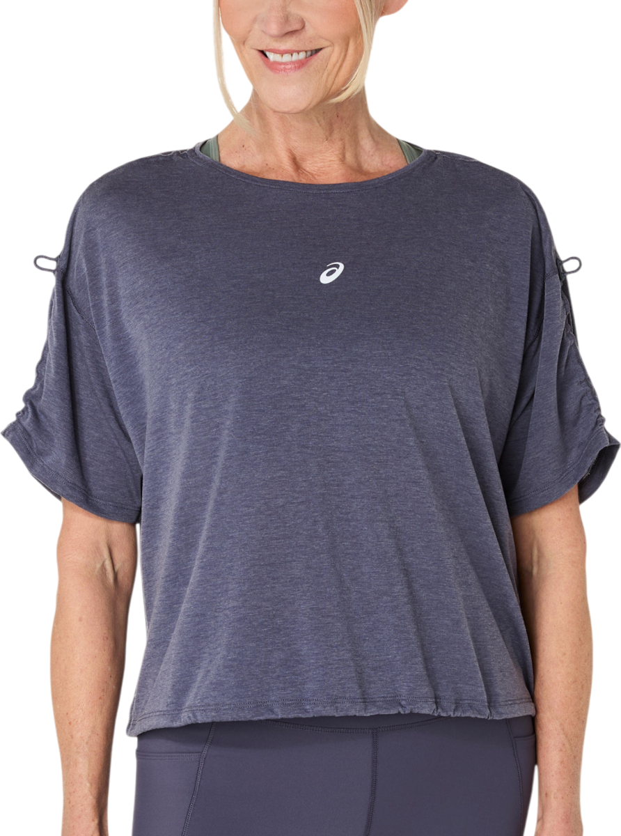 Тениска Asics Asics Nagino Run Adjustable Short Sleeve Top Тъмно синьо | 2012d140-500, 0