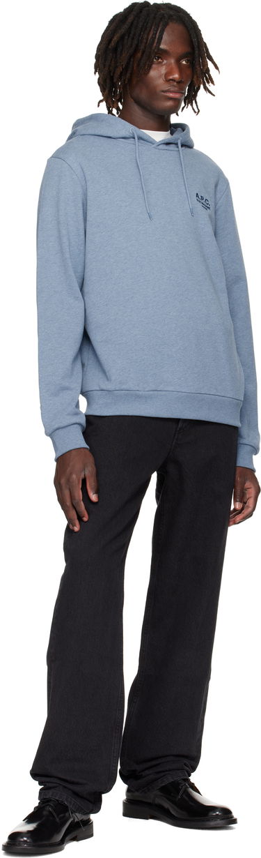 Суитчър A.P.C. A.P.C. Standard Rue Madame Hoodie Синьо | COHGR-M27914, 3