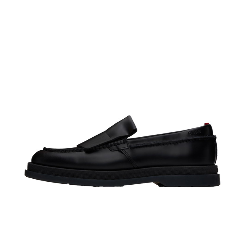 Кецове и обувки BOSS Fringe Trim Loafers Черно | 50522977