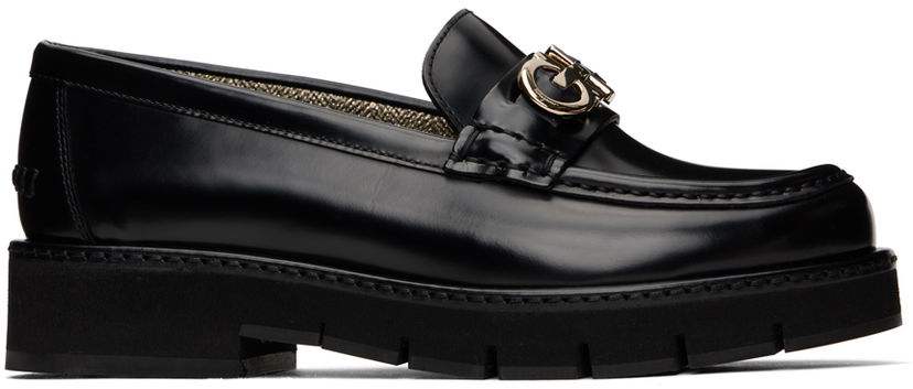 Кецове и обувки FERRAGAMO Salvatore Ferragamo Ofelia Lug Sole Loafers Черно | 01E651 - 758088