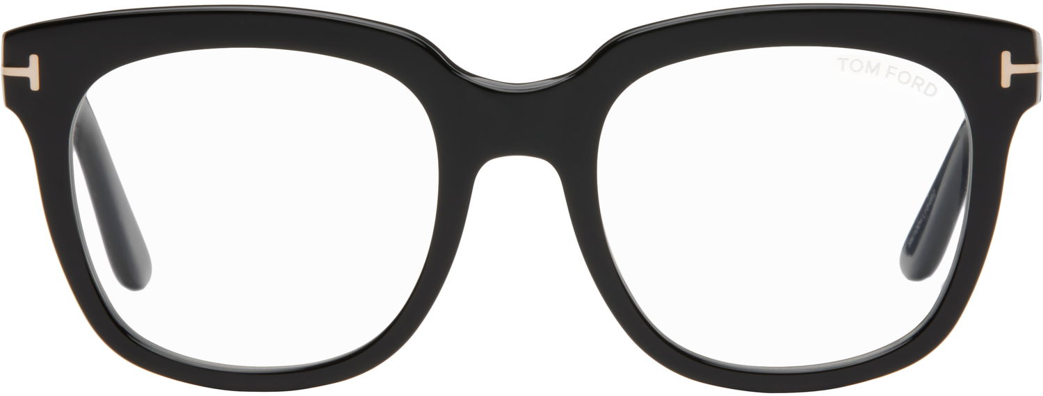Слънчеви очила Tom Ford Tom Ford Full Rim Square Blue Block Glasses Черно | FT5537-B_52001, 0