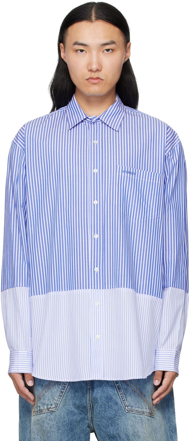 VETEMENTS Splitted Striped Shirt