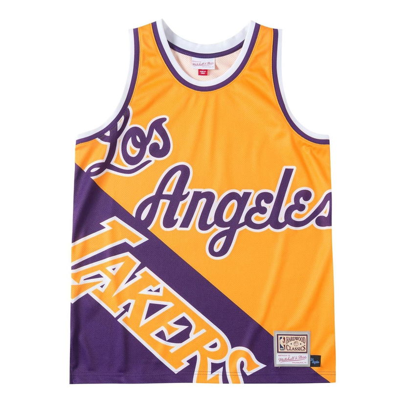 Фланелка Mitchell & Ness Los Angeles Lakers Fashion Tank Лилаво | TMTK4350-LALYYPPPYELL