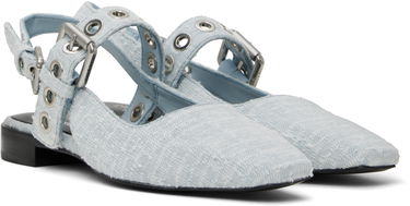 Облекло rag & bone Rag & Bone Moto Astra Slingback Slippers Синьо | WFF25SF1013CO13, 3