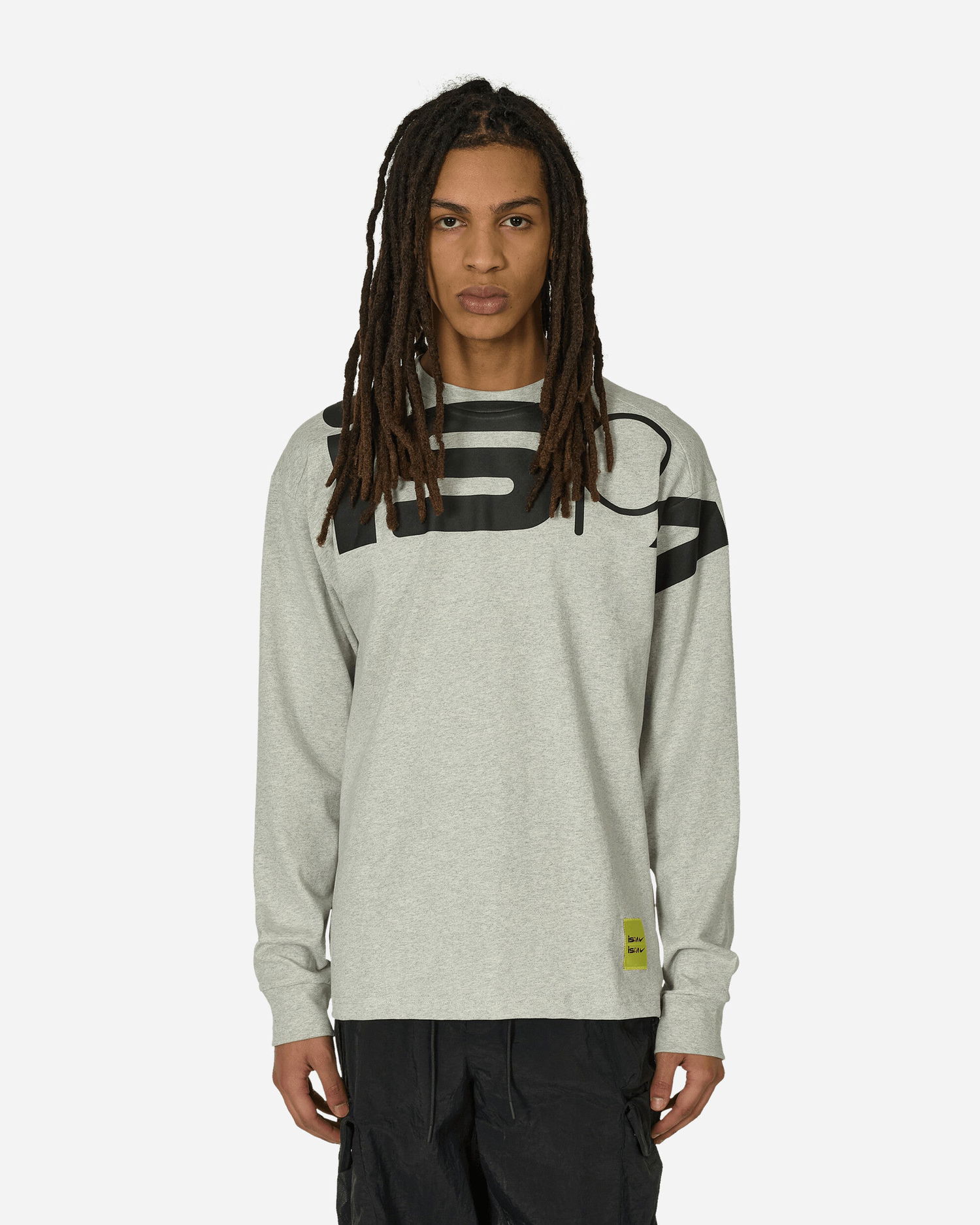 Тениска Nike ISPA Longsleeve T-Shirt Grey Heather Бежово | FJ7374-050, 1