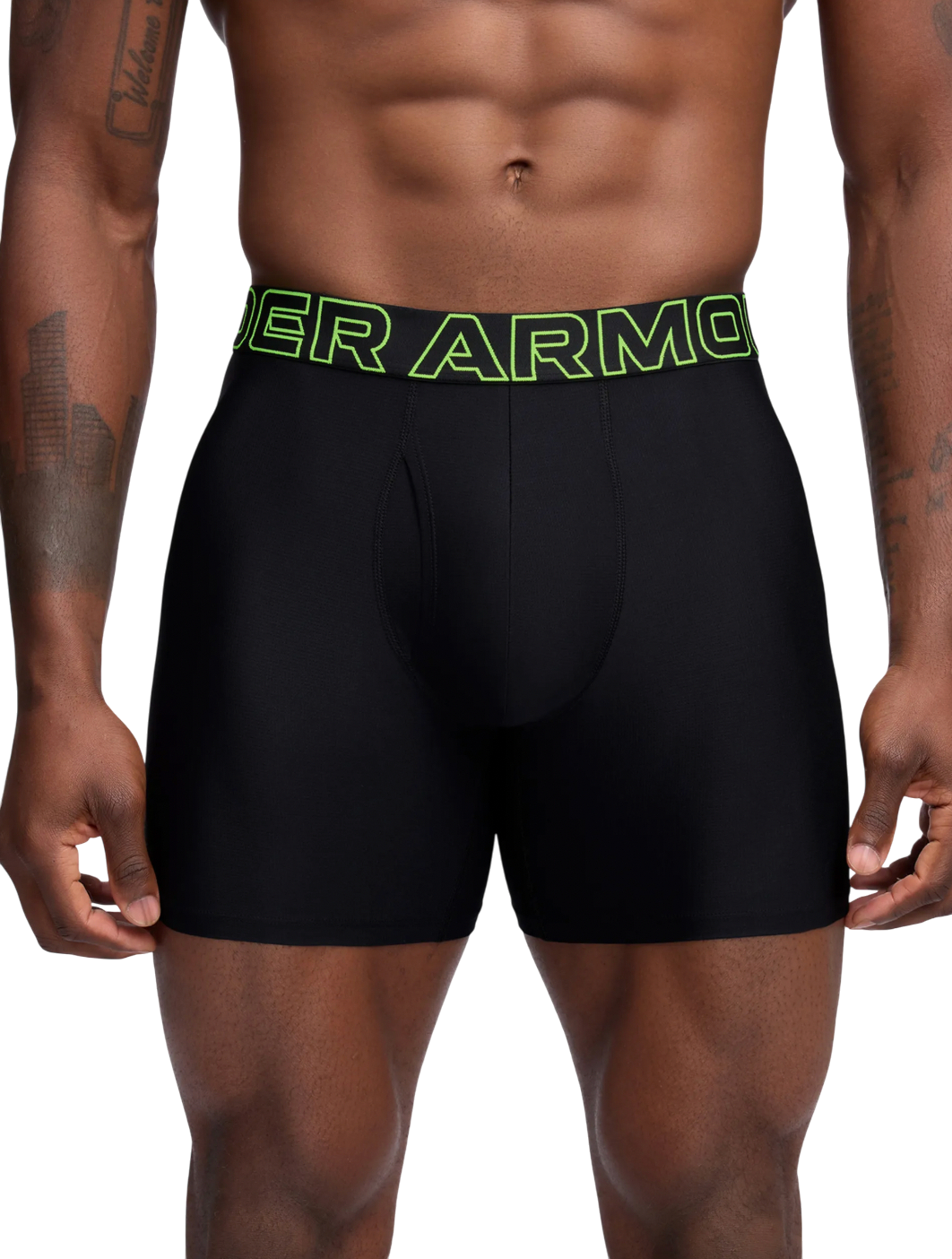 Боксерки Under Armour Performance Tech Mesh 6-Inch 3-Pack Boxer Briefs Черно | 1383884-005, 1
