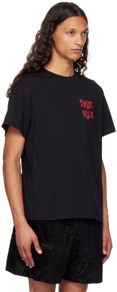 Тениска Simone Rocha Simone Rocha Ribbon Logo T-Shirt Бяло | 5195P19P20-M 0569, 4