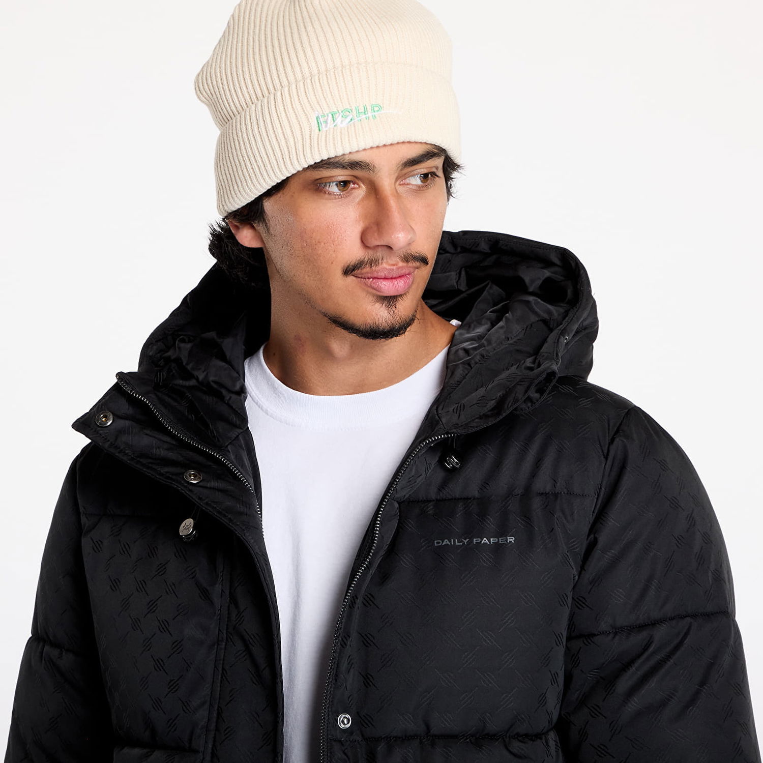 Палта DAILY PAPER Monogram Puffer Coat Black Черно | 1000120, 1