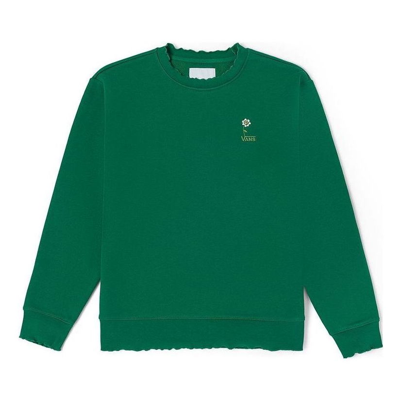 Суитчър Vans Anaheim Floral Crew Sweatshirt Зелено | VN000449Y5L