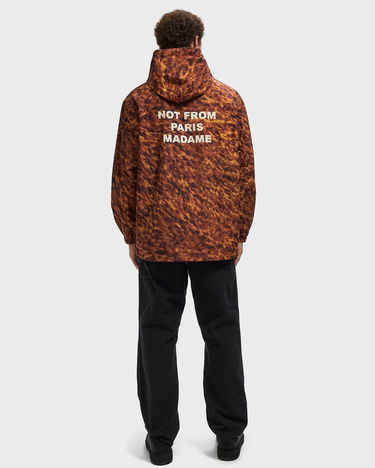 Ветровка Drôle de Monsieur Tortoiseshell Print Hooded Slogan Jacket Многоцветен | I-JT250-PL168-BN, 2