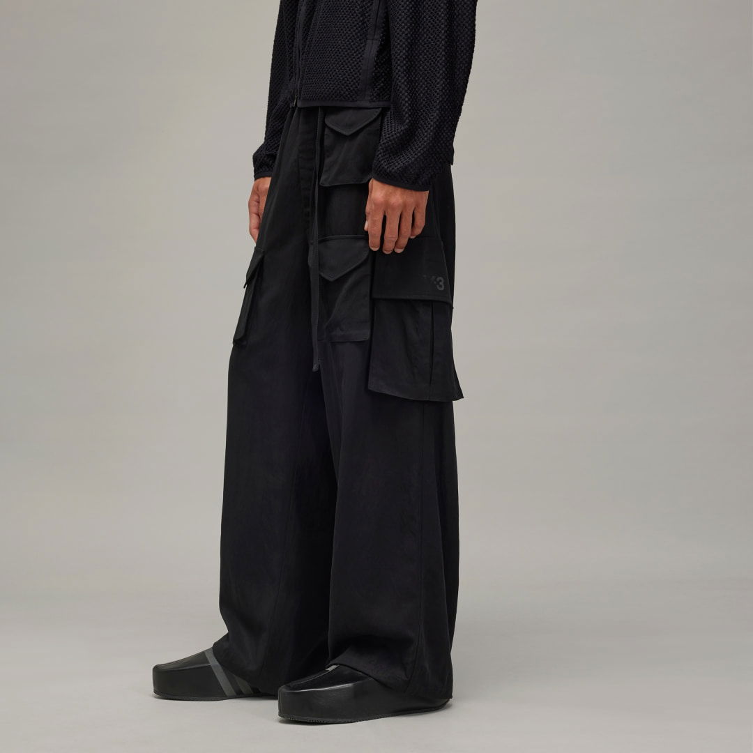 Карго панталони Y-3 Cargo Pants Refined Wool Черно | IW7453, 1