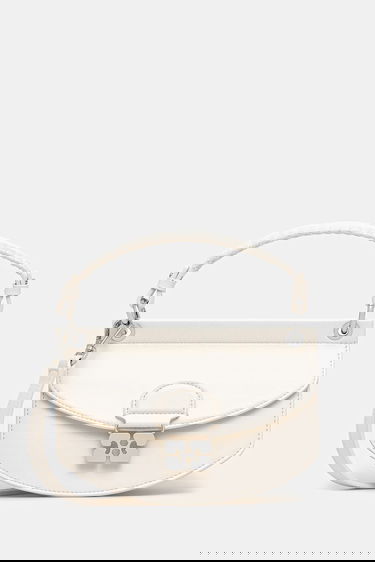 Дамска чанта GANNI GANNI Apo-G Mini Top Handle Bag Бяло | A6521, 0