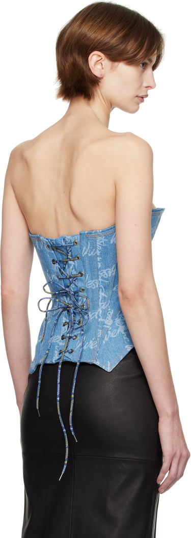 Потник Vivienne Westwood Vivienne Westwood Cobrax Denim Corset Синьо | 15030040-W014I-, 2