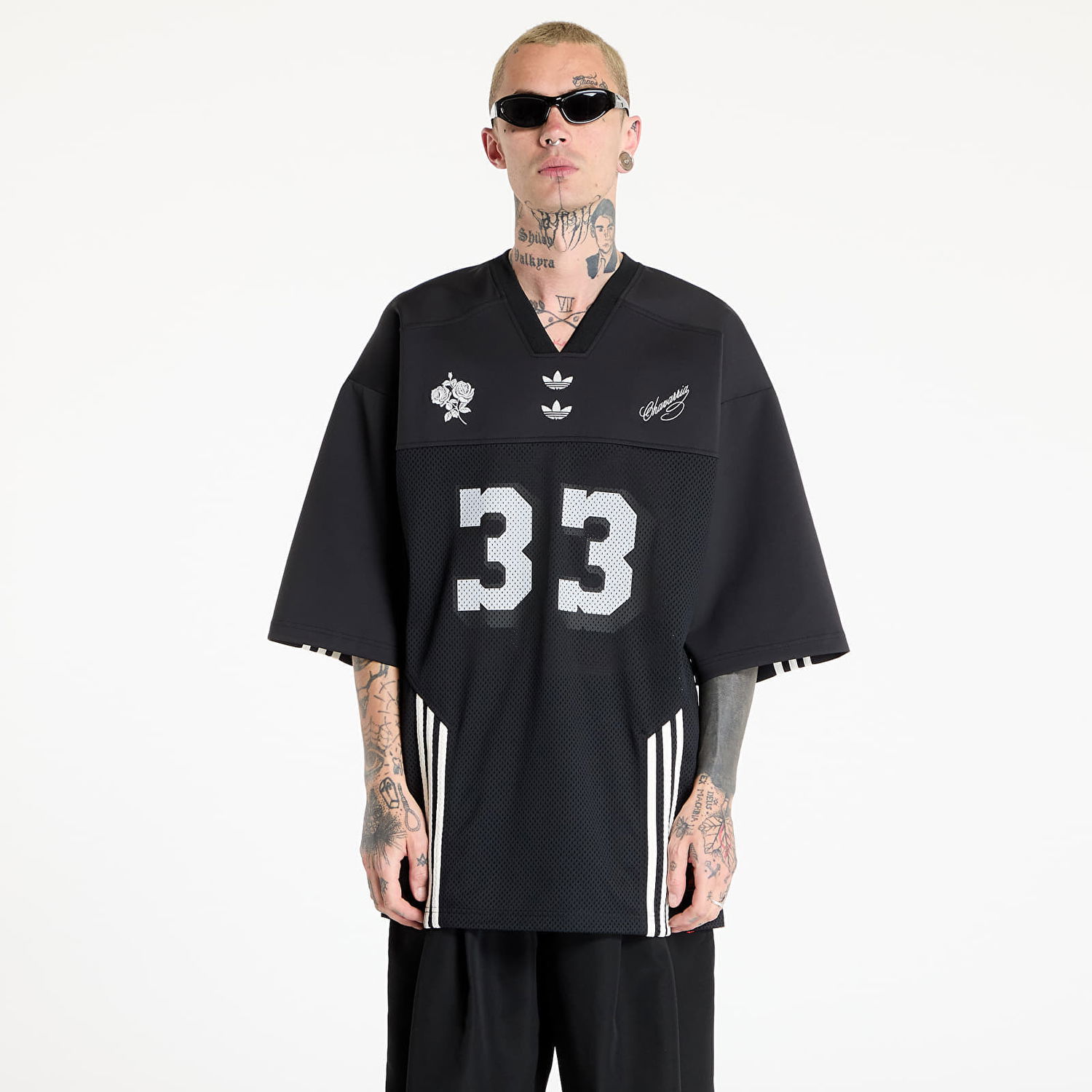 Фланелка adidas Originals Football Jersey Черно | JV6421, 0