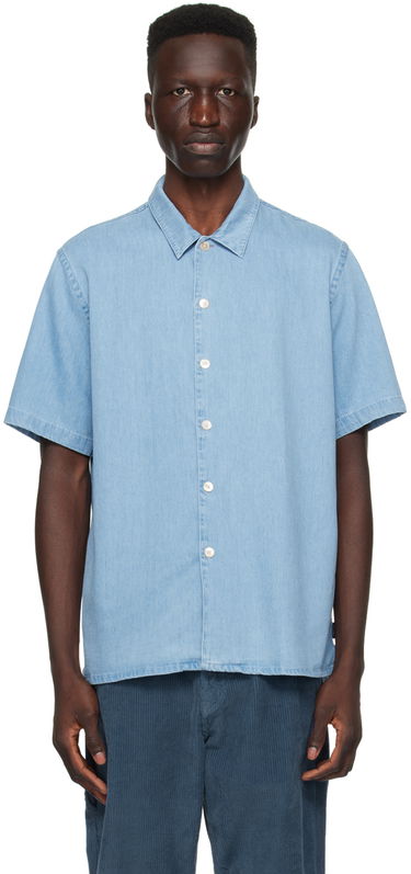 Риза Paul Smith PS Paul Smith Vented Shirt Синьо | M2R-695U-M21555-LT, 0