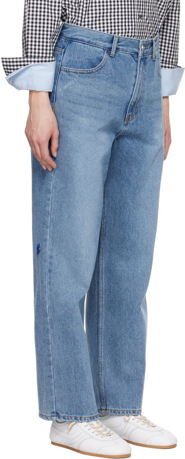 Дънки ADER ERROR ADER error Sig; TRS Tag 01 Jeans Синьо | BO42FYJE0101SB, 4
