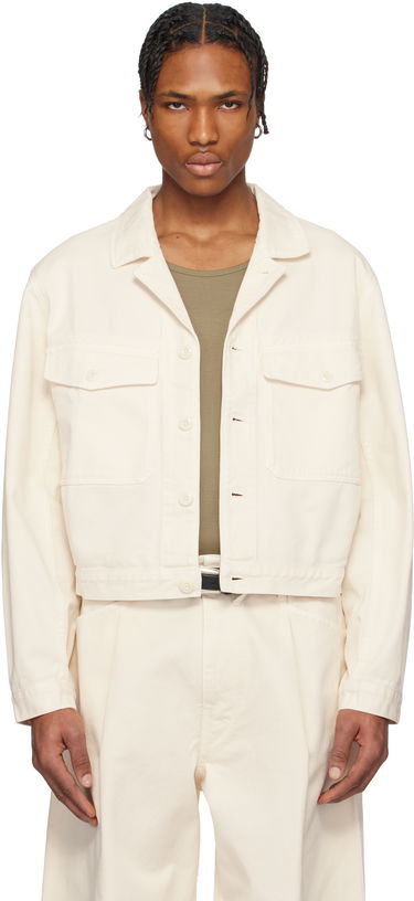 Яке LEMAIRE Lemaire Trucker Denim Jacket Бяло | OW1142 LD1034, 0