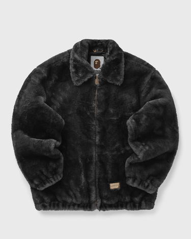 Яке бомбър BAPE CAMO FLUFFY JACKET Черно | 001LJK801319MBLK, 0