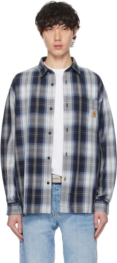 Риза Carhartt WIP Work In Progress Blanton Check Shirt Синьо | I034379, 0