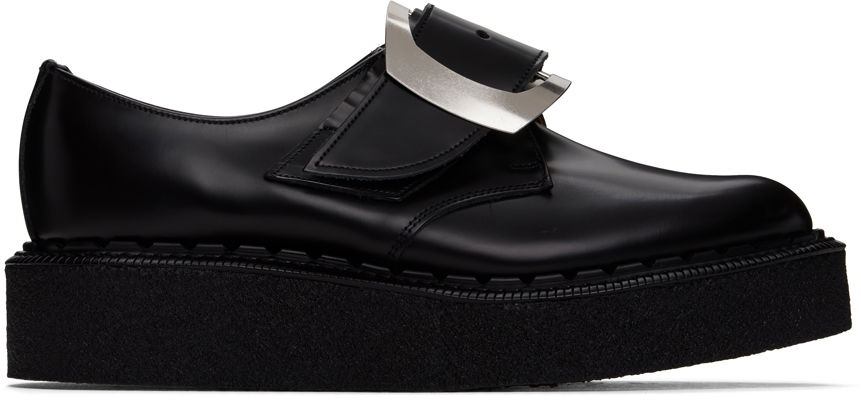 Кецове и обувки Comme des Garçons George Cox Edition Buckle Monkstraps Черно | PN-K103-001, 0