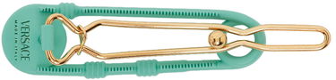 Значка Versace Versace Safety Pin Hair Clip Зелено | 1006259_1A00635, 1