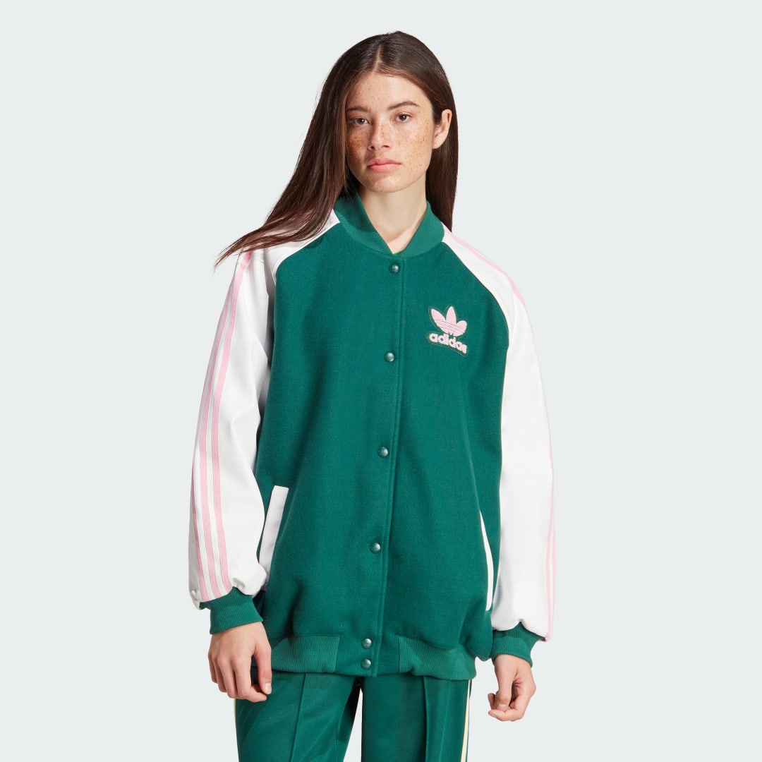 Яке adidas Originals SST Oversized VRCT Зелено | IM9825, 1
