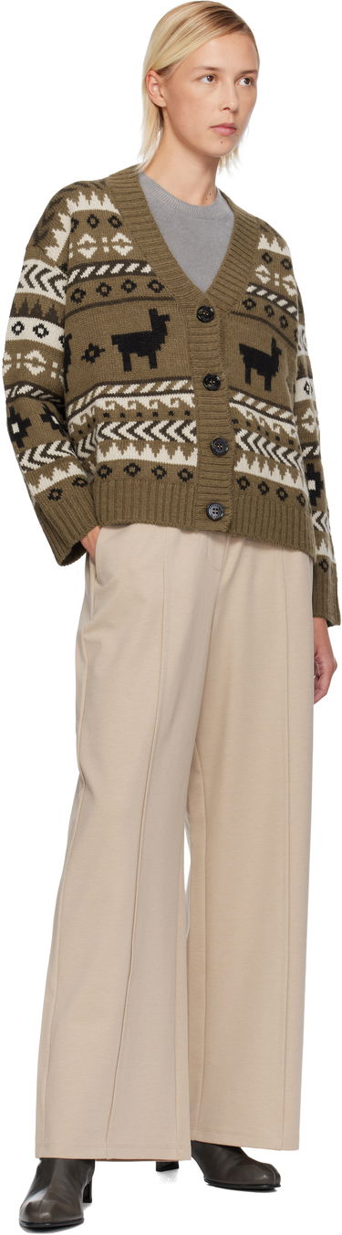 Пуловер Max Mara Llama Motif Fair Isle Cardigan Многоцветен | 2525346092600, 3