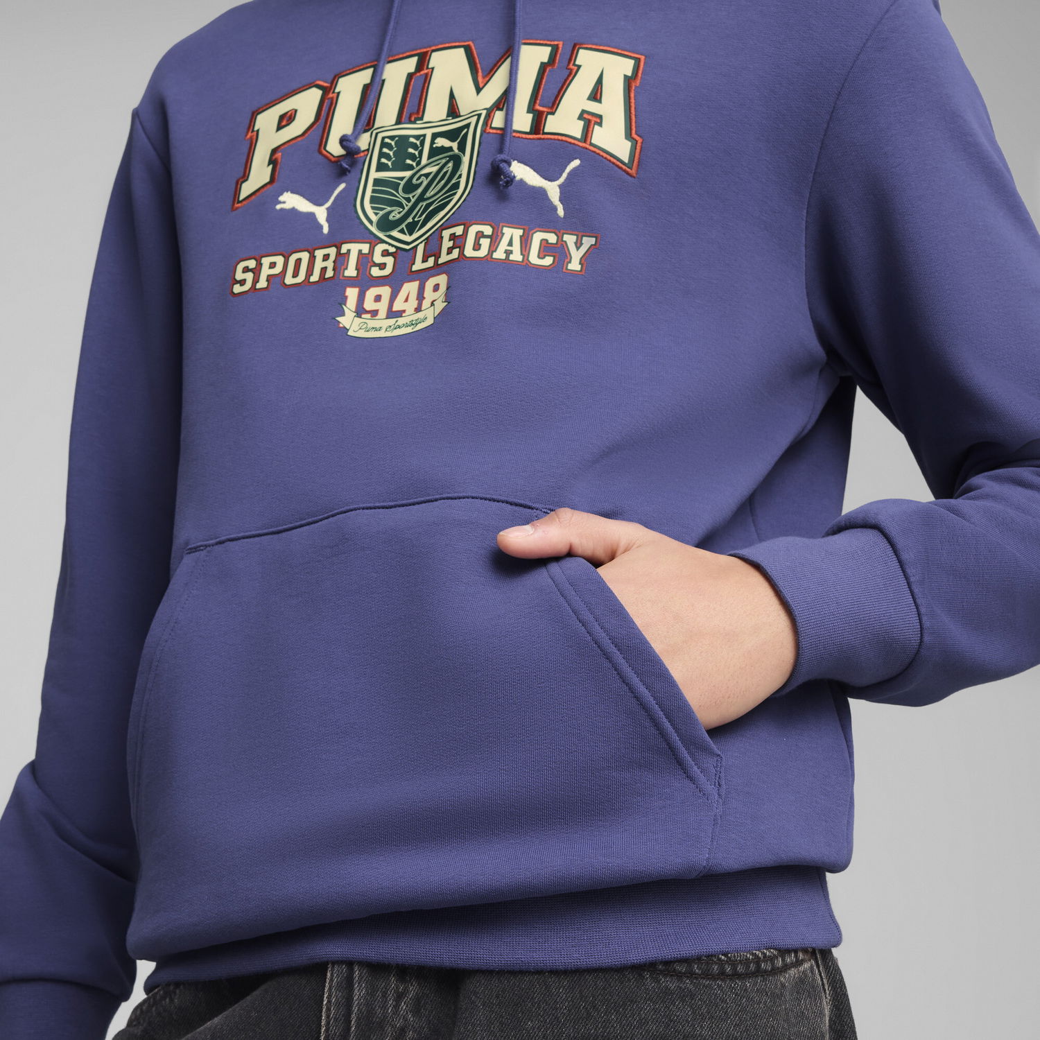 Суитчър Puma SPORTS LEGACY Hoodie Лилаво | 629629_46, 1