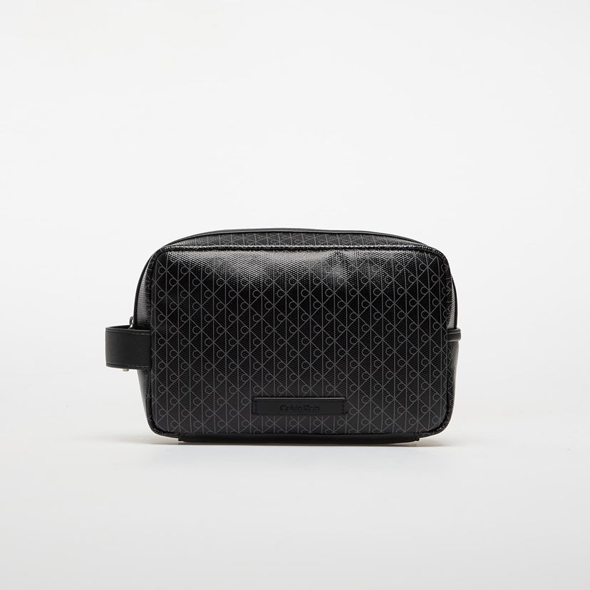 Чанта за пътуване CALVIN KLEIN Calvin Klein Emblem Aop Coated Dopp Kit Черно | LV04D1082G UB1