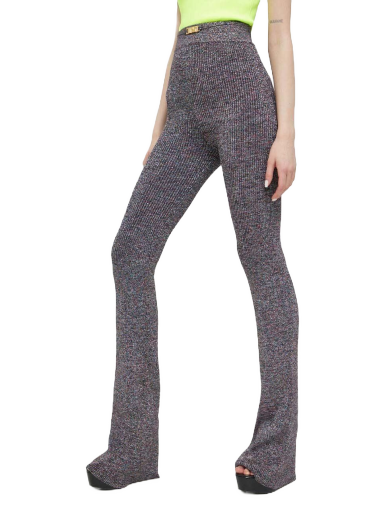 Lurex Melange Knit Trousers