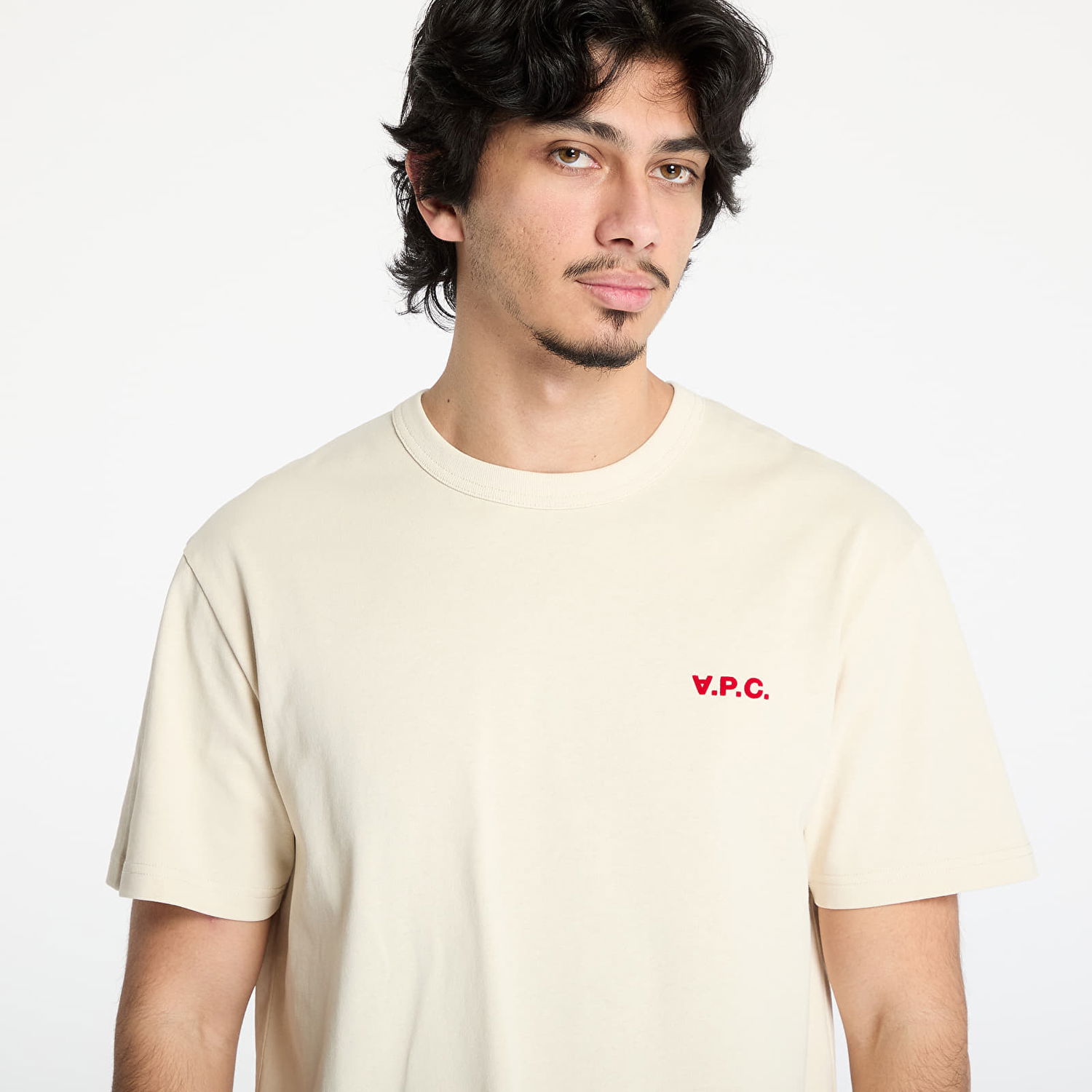 Тениска A.P.C. A.P.C. Boxy Petit VPC T-Shirt Бежово | COHBQ-H26391 BLG, 1