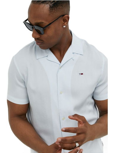 Риза Tommy Hilfiger Classic Fit Short Sleeve Shirt Бяло | DM0DM15936.PPYX