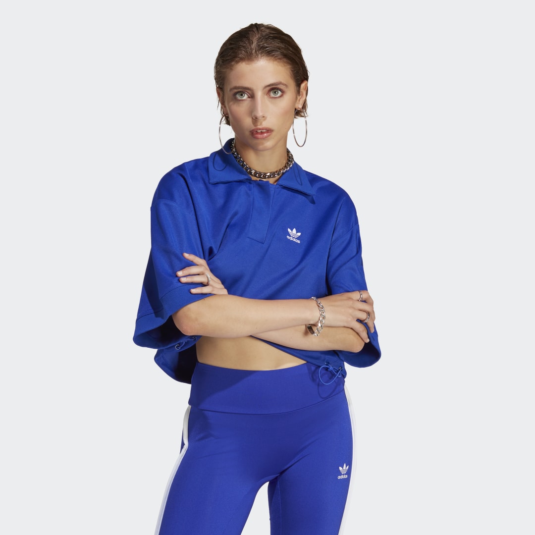 Риза adidas Originals Always Original Polo Тъмно синьо | IC5587, 1